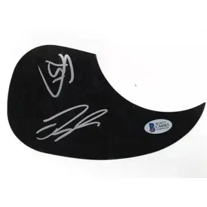 Florida Georgia Line Authentic Autographed Acoustic Pickguard