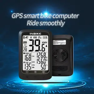INBIKE GPS Bicycle Multifunctional Speedometer, Multi-functional Waterproof Speedometer Bluetooth Gps Computer