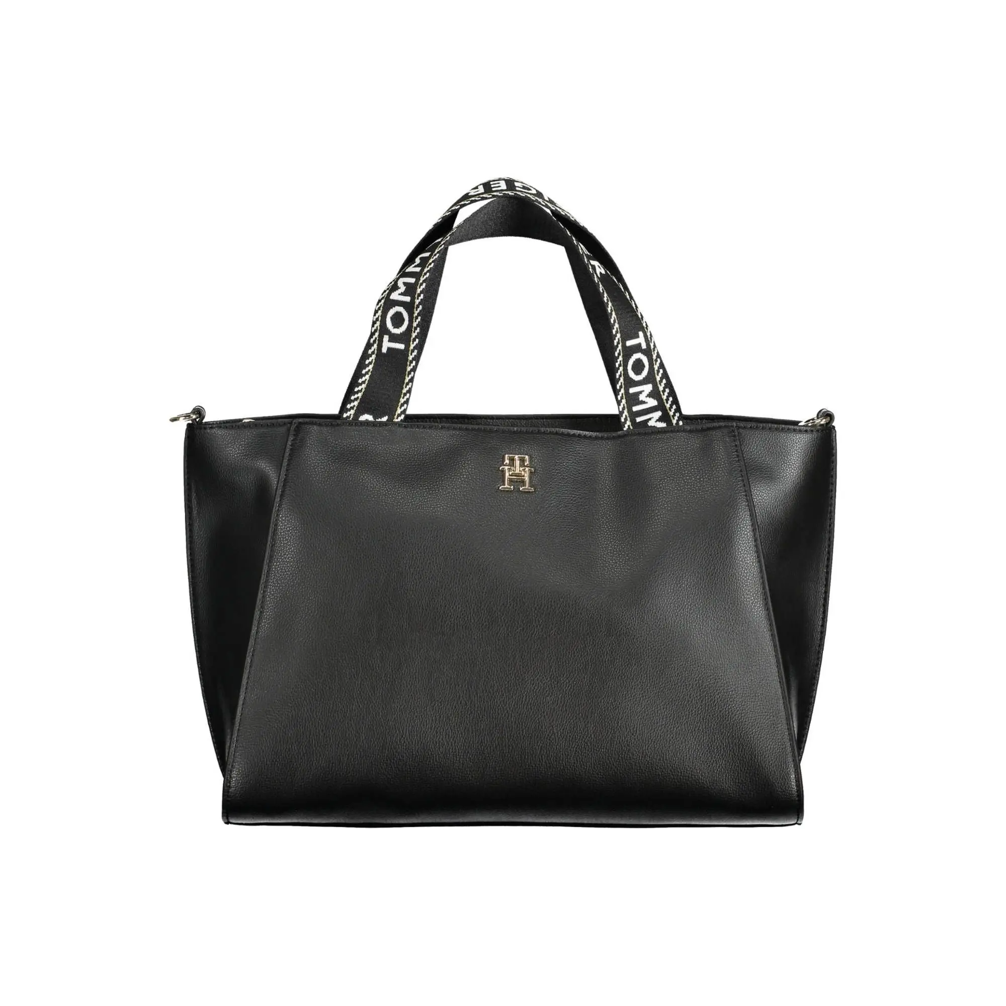Tommy Hilfiger Black Polyester Handbag
