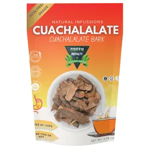 Green Royalty Cuachalalate Herbal 4oz Tea for Liver and Kidney Health Support, Natural Herbal Beverage, 24 Months Shelf Life