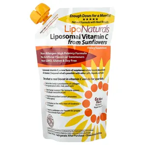 Lipo Naturals Liposomal Vitamin C from Sunflowers, 15 oz (443 ml)