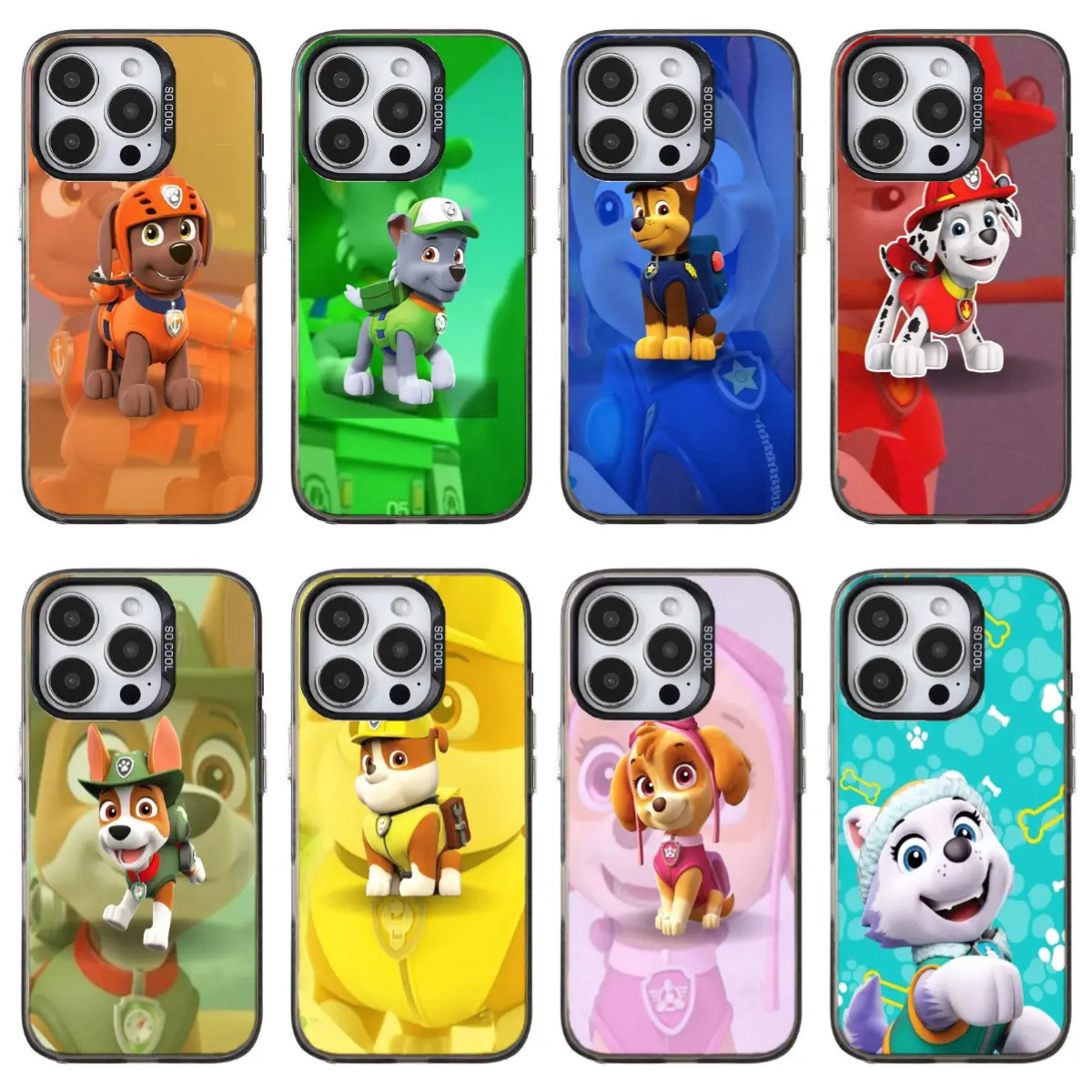 Paw Patrol Smartphone Casing - Protective Cellphone Case for iPhone 12/13/14/15/16/17 Pro Max, Pro Plus, 17 Air - Handheld Devices Accessory, Stylish Gift for Her/Him, Accessories