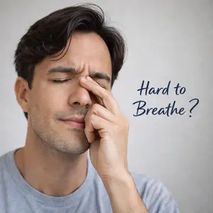 Nasal Strips 2-Pack (60 Total) – Snoring Relief & Better Breathing, Nose Strips for Congestion, Stuffy Nose & Deviated Septum Support, Drug-Free Sleep Aid, Strong Adhesive, Hypoallergenic, Improves Airflow, Adult Size for Night & Sports Use