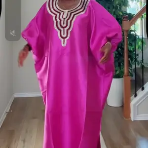 Mikado Boubou Women's Wear Clothes Costume in magenta Color No Specific Attributes or Features Mentioned