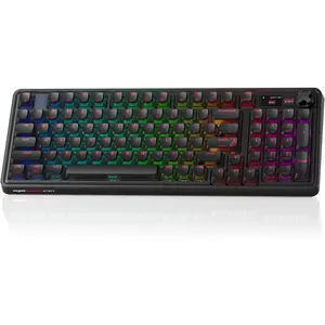 wegear PIXIU 98 Mechanical Gaming Keyboard with Knob, Cherry MX2A Red Switches, 8K Hz Polling, Tri-Mode Gasket Key-Board for PC/Mac/Laptop, Hot Swappable, PBT, RGB Backlit, 95 Keys