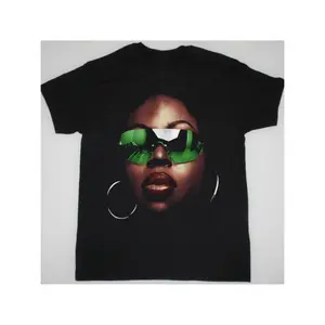 Angie Stone Face Classic Short Sleeve Black All Size T-Shirt PP36