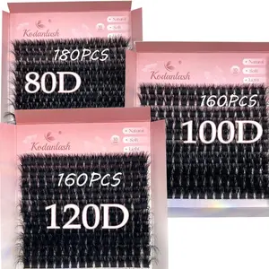 DIY Eyelash Extensions, 1 Box 10-18mm Natural Look Eyelash Extensions, Self Grafting Curl Eyelashes, Eye Makeup Enhancement for Women & Girls, Eyelash Extensions Set, Eyelash Clusters Extensions, Individual False Eyelash