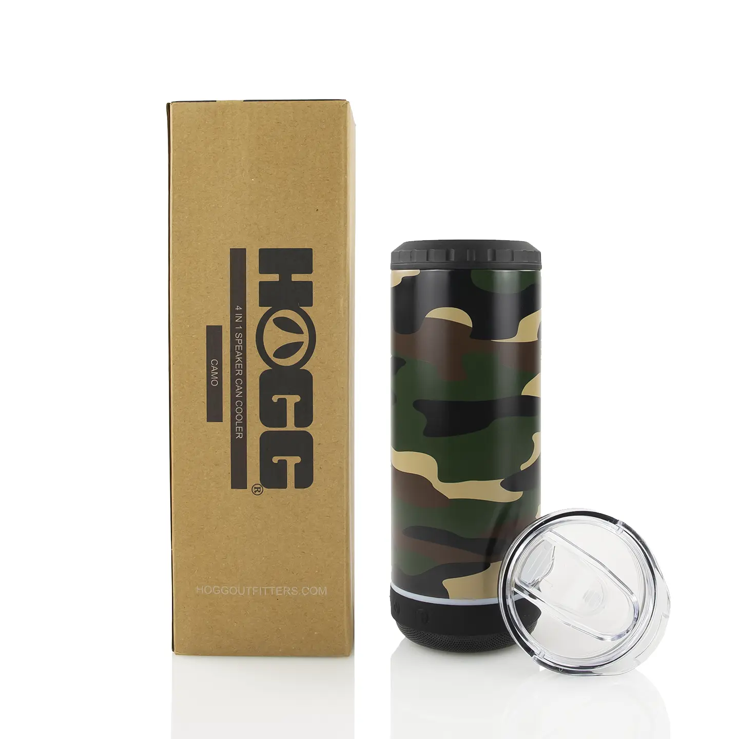 4 in 1 Speaker Can Cooler - Camo