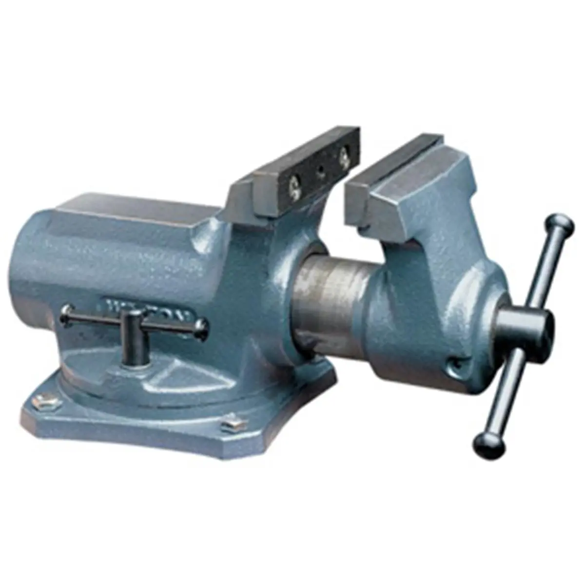 212 MAIN Walter Meier Wl63248 4 In. Heavy Duty Super Junior Swivel Vise - Double Lock, Grooved Jaws, Enhanced Stability, Lockdown Design