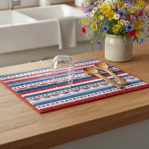 Patriotic Drying Mat