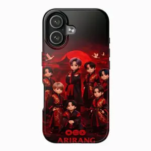 Arirang Album Kpop Phone Case, World Tour 2026 Fan Compatible with iPhone 17, 16, 15, 14, 13, 12, 11, X & Galaxy.