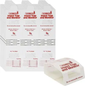 Spider & Insect Glue Traps 30-Pk (10 Sheets), Adhesive Cockroach Killer Glue Boards, Cricket Sticky Traps, Indoor Roach & Bug Catcher for Home, Garage & Shed, Pet Safe Pest Control