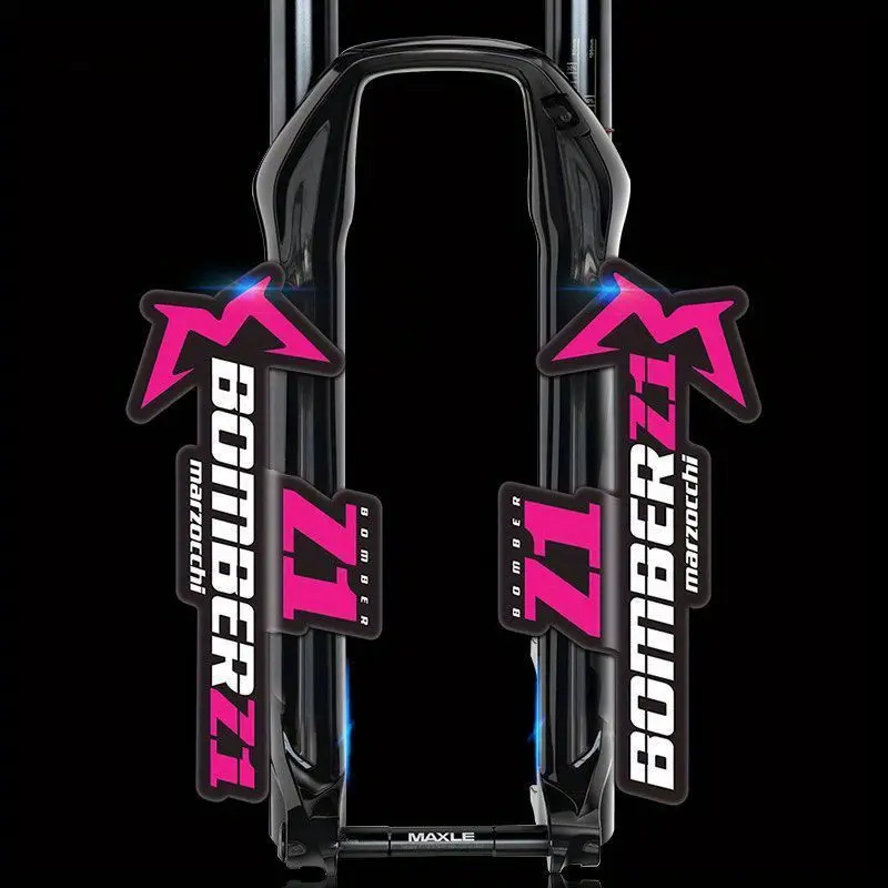 Bomber Z1+marzocchi Off-Road Sticker Set, Car Door & Laptop Decals, Durable Design, Enhances Vehicle Aesthetics, Perfect for Outdoor Enthusiasts, Car Stickers
