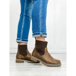 Corkys Cabin Fever Chunky Bootie in Tan