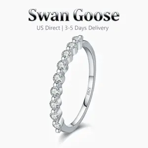 S925 Sterling Silver Bubble minimalist Ring for Women With 5A Cubic Zirconia ,Hypoallergenic 14K Gold Planted Anniversary Gift Jewelry luxury Engagement Promise Ring for Women,Elegant All-match Fashion Accessories for Daily wear,Gold & Silver Options