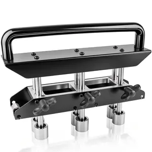 3-Station Roller for Bending Metal Roofing Materials at 0-90° Angle, Large Radius Sheet Metal Bead Roller Bender for Making 5/8-4in (16-102mm) Bending summervibes