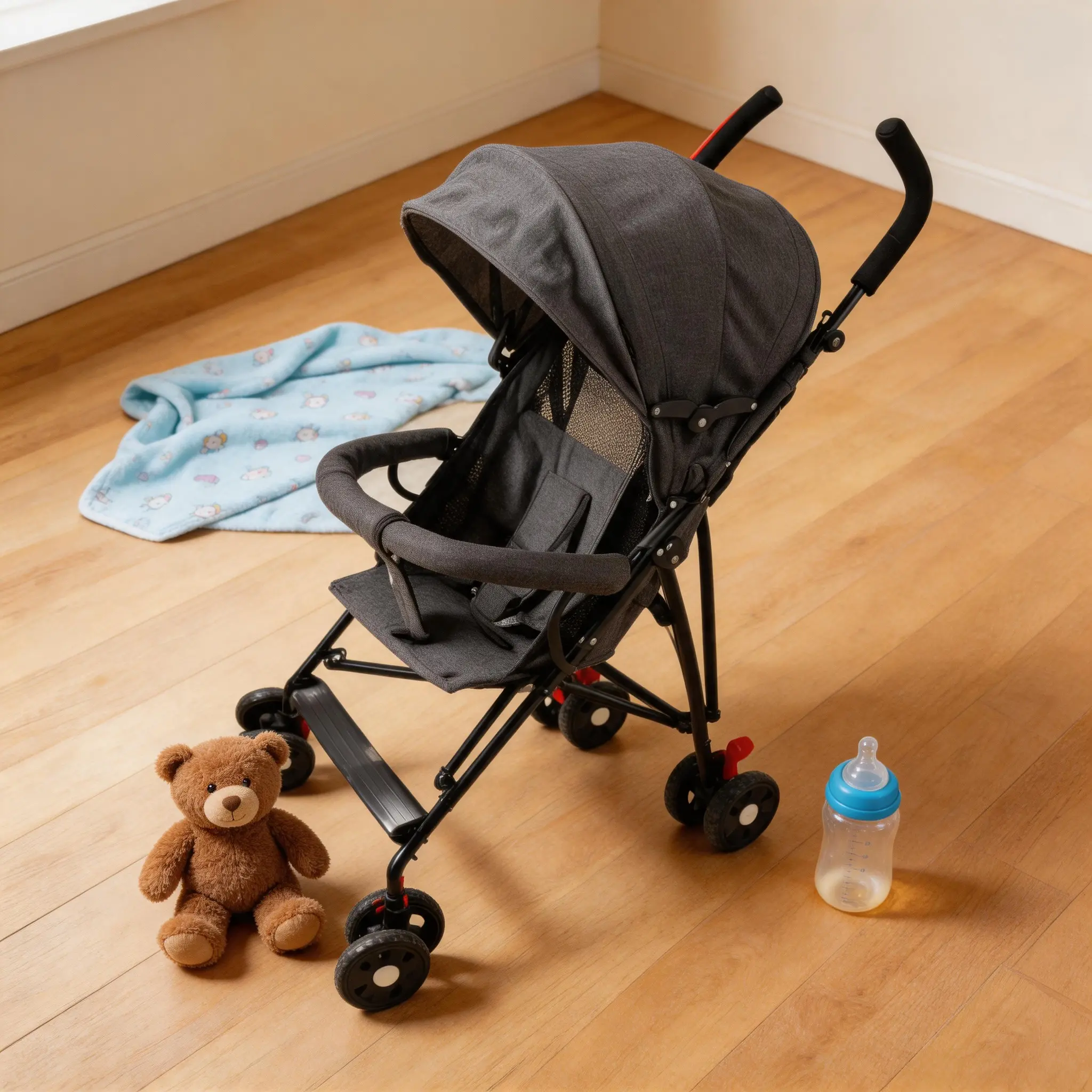 Lightweight strollers with compact folding, multi-position tilting, sunshades with sun visors, and more—umbrella-style travel strollers and more. foldable leg
