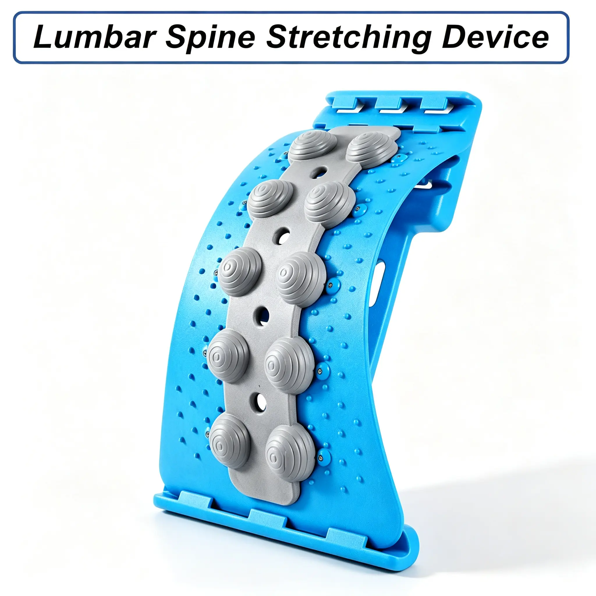 Multi-layer waist and back stretchers - Spinal correction devices with massage nodes, ergonomic household back stretch tools