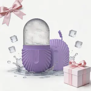 Portable Ice Pack for Face Swelling Foot Ankle Sprain Toothache Pain Relief Refillable Cold Compress Box Roller for Puffiness Redness Migraine Bruises Reusable Cold Therapy Essential for Skincare Injury Recovery Self Care Gift for Women Men