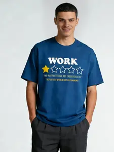 GEEKSOUTFIT Too Many Meetings Not Enough Snacks Geek T-Shirt Cotton Menswear Fitted Short Sleeve Crew Neck Summer Casual Medium Length