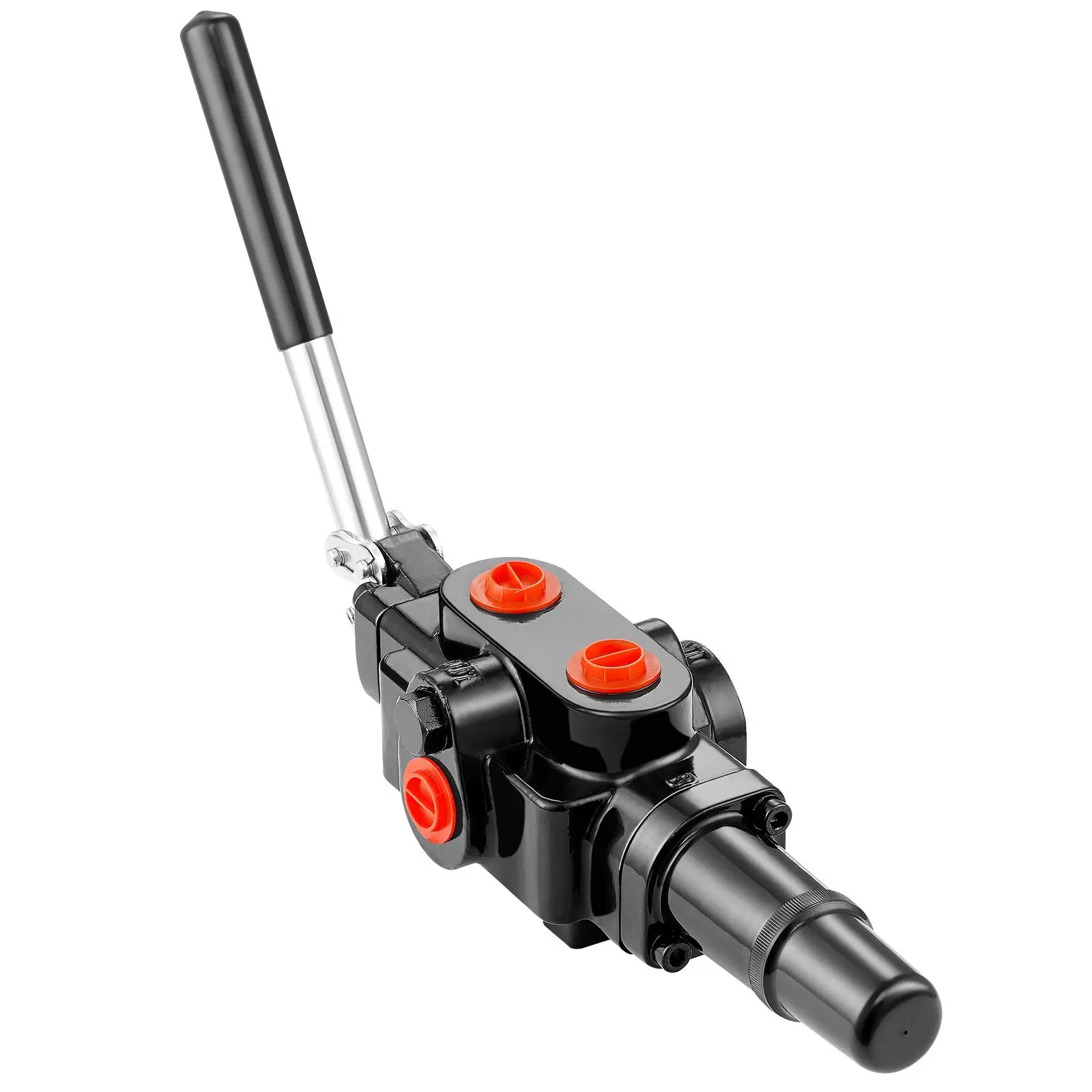 【summerfinds】VEVOR Hydraulic Log Splitter Valve 1 Spool, 25 GPM Hydraulic Directional Control Valve, 3626PSI Hydraulic Loader Valve, Hydraulic Joystick Control Valve for Small Tractors, Loaders, Log Splitter