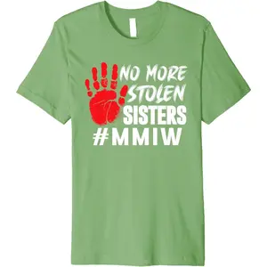 Support Native American Awareness - Stolen Sisters MMIW T-Shirt Casual Cotton Top Fashion tee