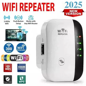 WiFi Extender Signal Booster Repeater, Covers Up To 3000sq.Ft And 28 Devices, With Ethernet Port, 1-Tap Setup, Access Point, Alexa Compatible Long Range WiFi Signal Booster