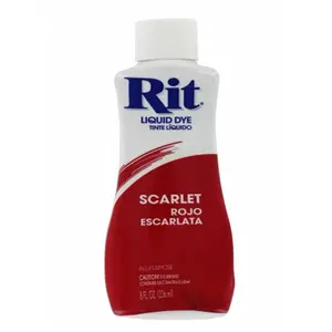 Rit Dye 8 Oz Scarlet Liquid Dye  - Pack of 3