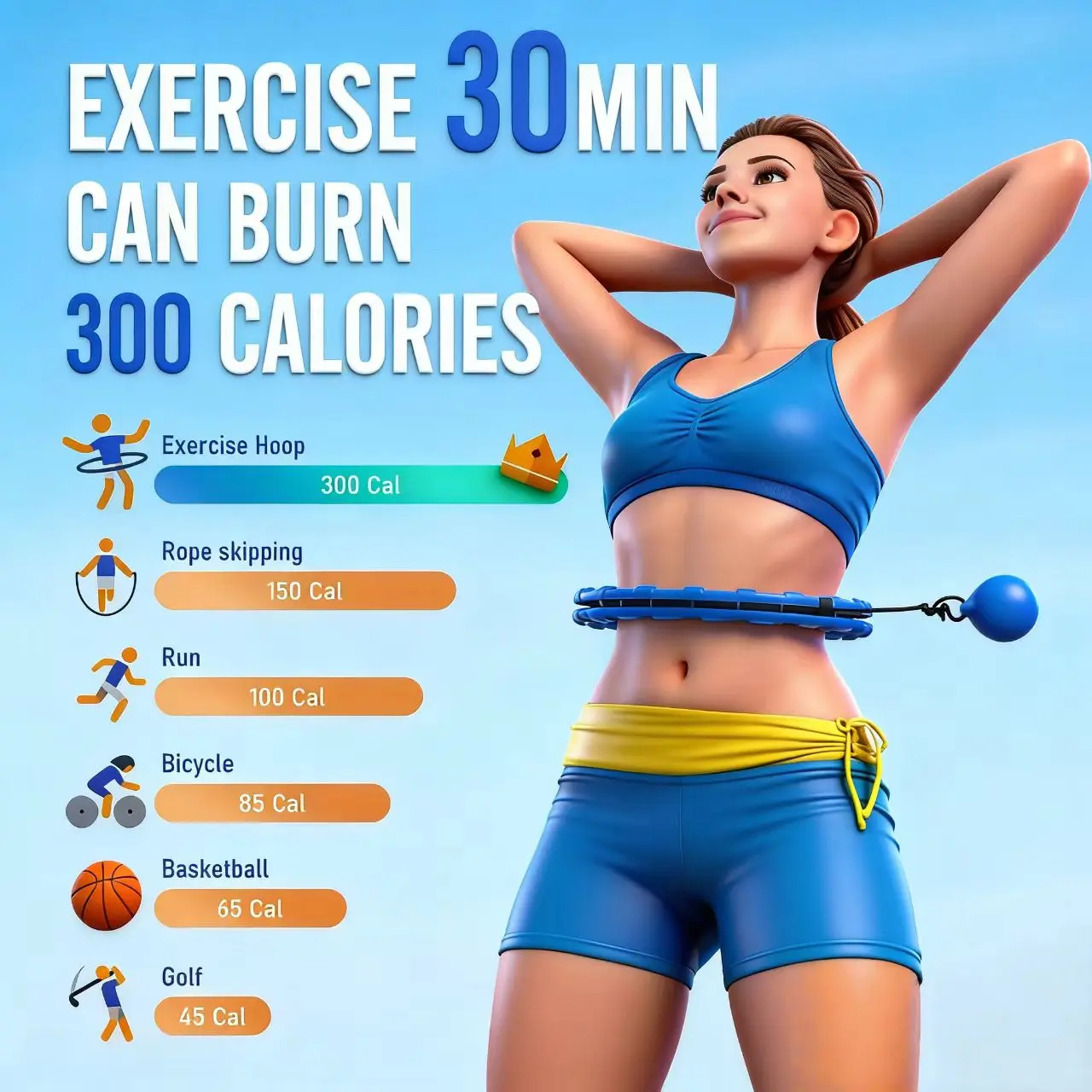 Infinity exercise Circle Plus Size 47 Inch, 24 Detachable Links, Weighted Circle for Women and Beginners Fitness Hula Hoop