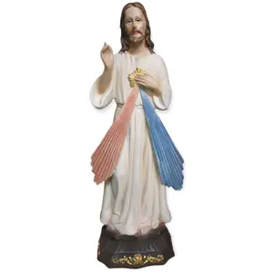 Divina Misericordia 16" Inches Tall TG Estatua - Detailed Figure Divine Mercy Jesus Brand New Religious Decor Standing Statue