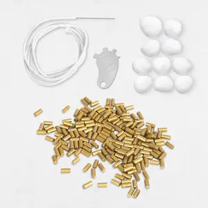 200pcs Flint & Wick Replacement Parts, Universal Lighter Accessories Repair Kit for Fluid Lighter (Flint Stone, 40 Inches Lighter Wick with Metal Guide Needle, 10 Pices Cotton, A Screw Tool)