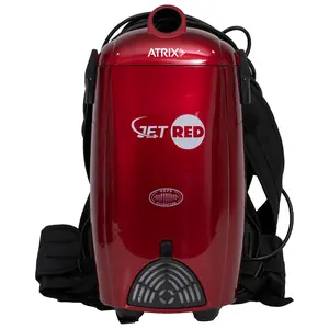 Jet Red HEPA Backpack Vacuum