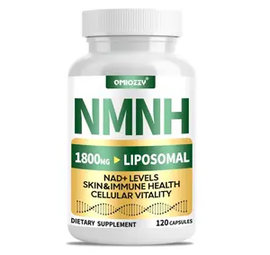 NMNH Supplement 1000mg - Nicotinamide Mononucleotide Alternative, Boost NAD+ with Liposomal Resveratrol & Nicotinamide Riboside NR, for Healthy Cellular, Aging, Energy, 120 Vegan Non-GMO Capsules