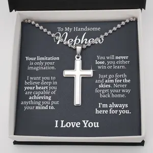 Personalized Nephew Gift, Nephew Gift From Uncle, Gift For Older Nephew, Personalized Gift For Nephew, Nephew Birthday, Nephew Graduation Necklace