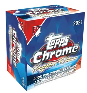 1 (ONE PACK) - 2021 Topps MLS Chrome Soccer Sapphire Edition
