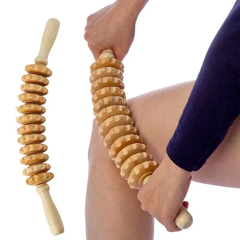 [Dealsforyoudays] Lymphatic Drainage Manual Massage Tool for Daily, 1 Count Gentle Wooden Massager for Sculpting & Muscle Shaping & Massagers & Body Care & TikTokShopSummerTurnUp