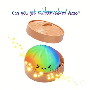 Boxed Glittering Dumpling Squeeze Toy, Soft Sensory Squeeze Toy, Stress Relief, Mysterious Glittering Dumplings, Decompression Dough