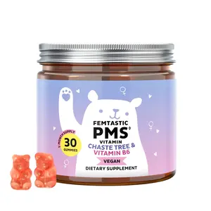 Bears with Benefits Femtastic PMS Support Supplement for Women - Natural Relief Gummies for Hormonal Balance, Bloating & More