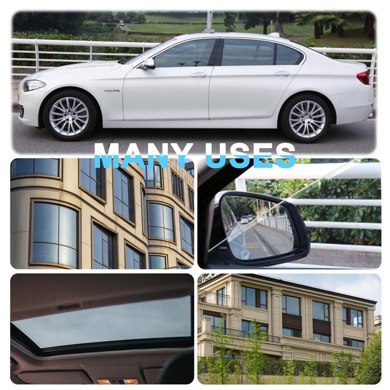 300/600CM Car Window Tint Film 1% 5% 15% 20% 25% 35% 50%VLT,Blocks UV/IR Rays, Heat & Glare - Scratch Resistance Car Window Film Roll Car Home Office Glass rear, Car Sun shade