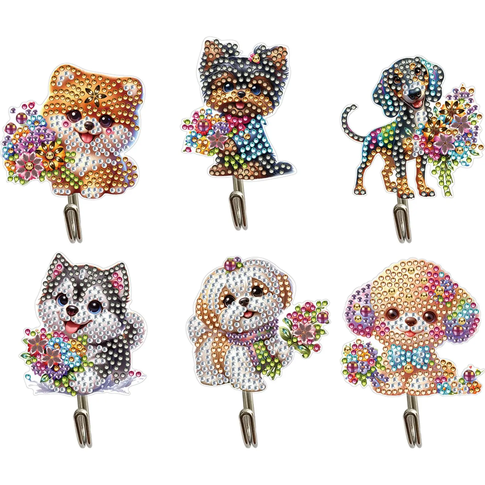 2D/Flat DIY Diamond Painting Art Hooks Creative Handmade Gift for Various Occasions Diamond Painting Hanging Hook Diamond Art Painting Hook Kit for Wall Decoration and Space-Saving Storage