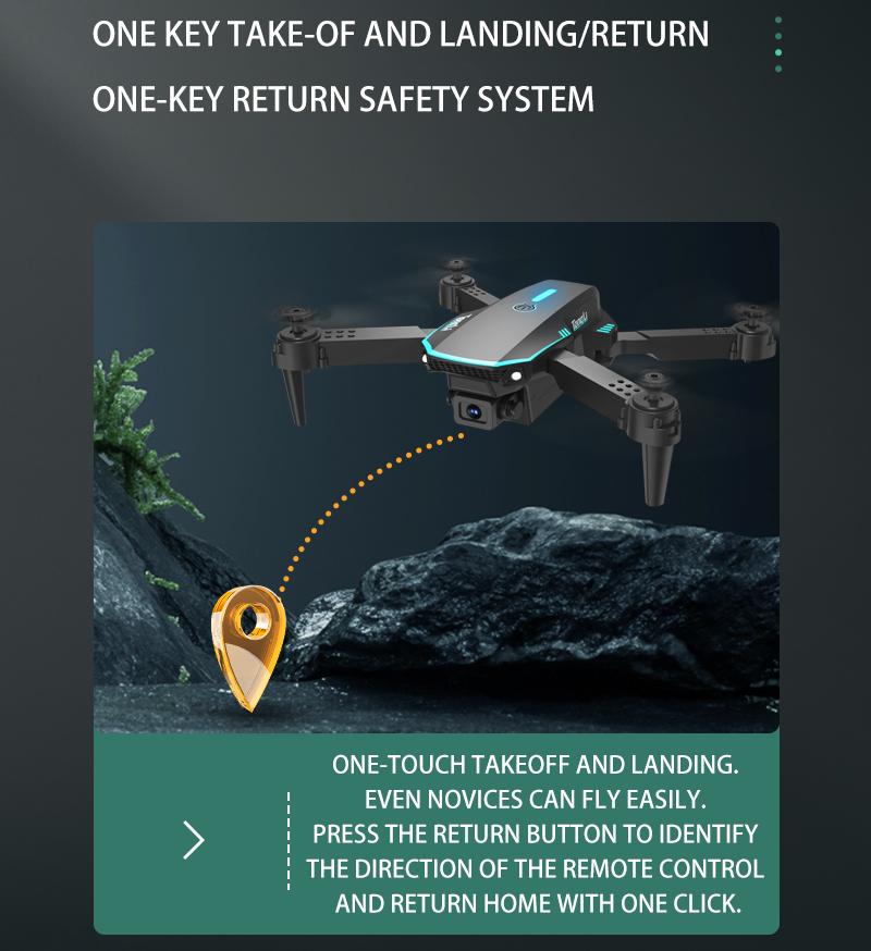 TongLi Kids' electric remote-controlled aircraft, aerial photography drone, four-axis flight vehicle with one-key take-off and stunt roll functions. It is an ideal holiday gift for children aged 6 to 12 for Christmas, Halloween and Thanksgiving.