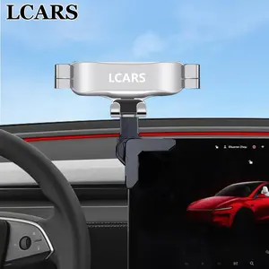 Car Phone Holder, Car Dashboard Phone Holder, Rotatable & Adjustable Car Phone Holder, Universal Car Interior Accessories for Tesla Model 3 Model Y
