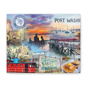 Port Washington Collage Matte Canvas Wall Art