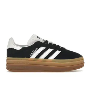 adidas Women's Gazelle Bold Black White Gum, from StockX