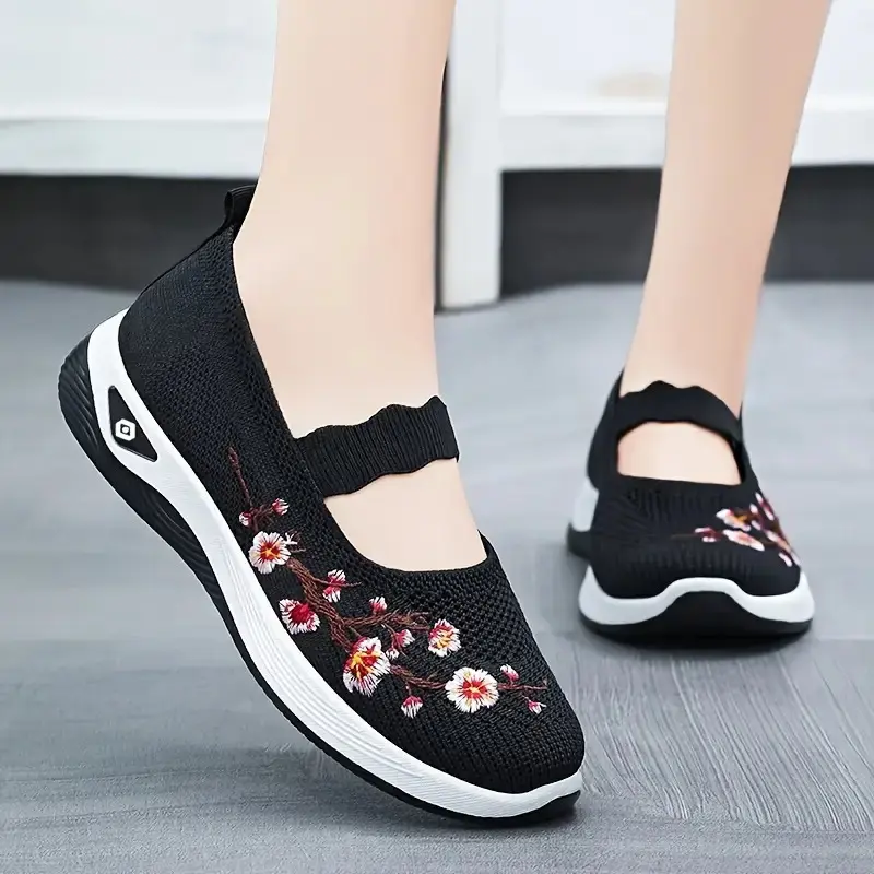 Rain Core | Women’s Casual Sneakers – Breathable Low - Top Design, Rubber Outsole, Fabric Upper & Lining, Single - Strap Closure, All - Season Comfort, Versatile Daily Style