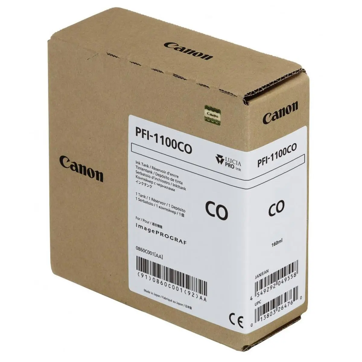 Canon PFI-1100 160ml Chroma Optimizer Pigment Ink Tank for Select imagePROGRAF PRO Series Large-Format Inkjet Printers