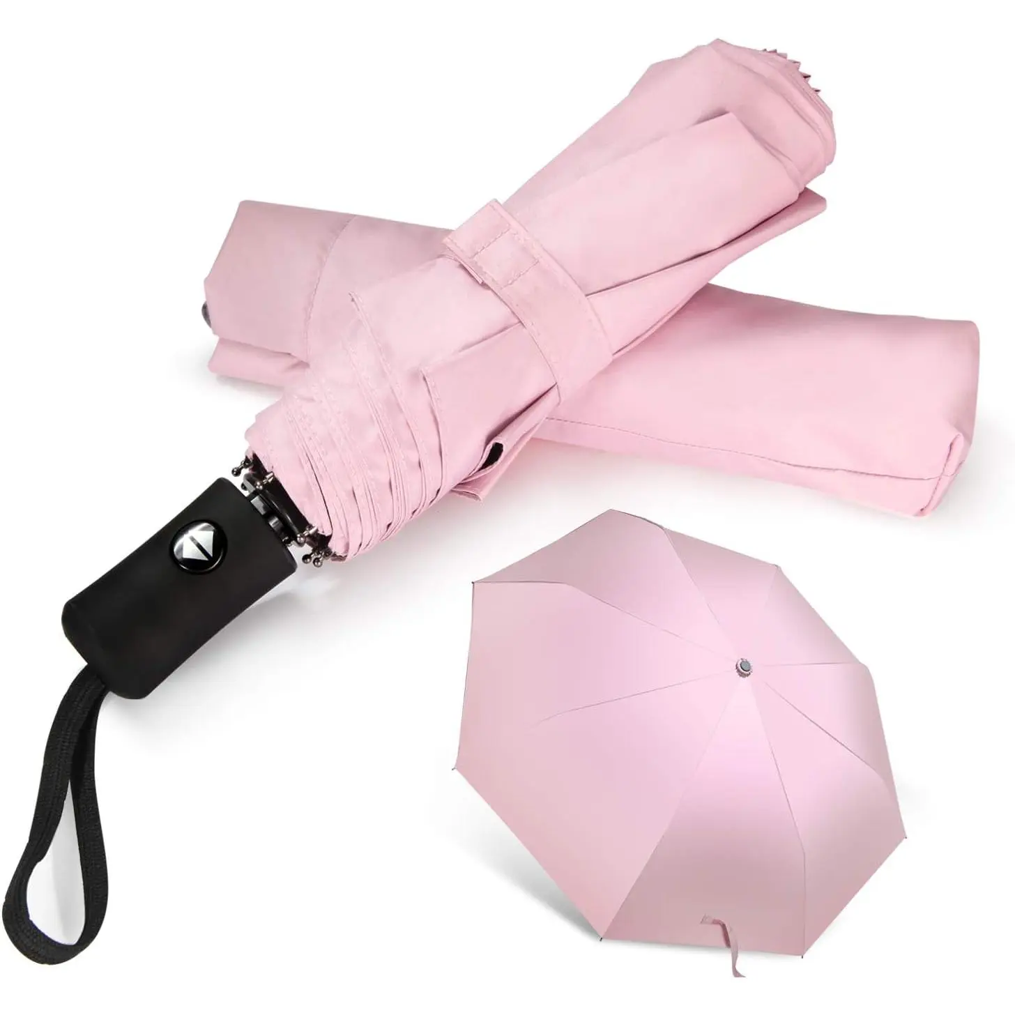 Travel Umbrella Compact Folding Sun Umbrellas Lighweight Auto Open Close for Women Parasol