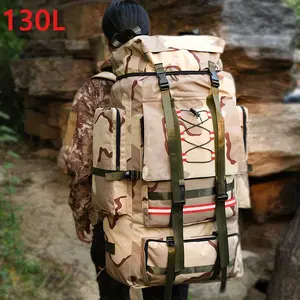 130L Expandable Tactical Backpack - Waterproof Oxford for Hiking/Camping/Travel | Professional Outdoor Gear