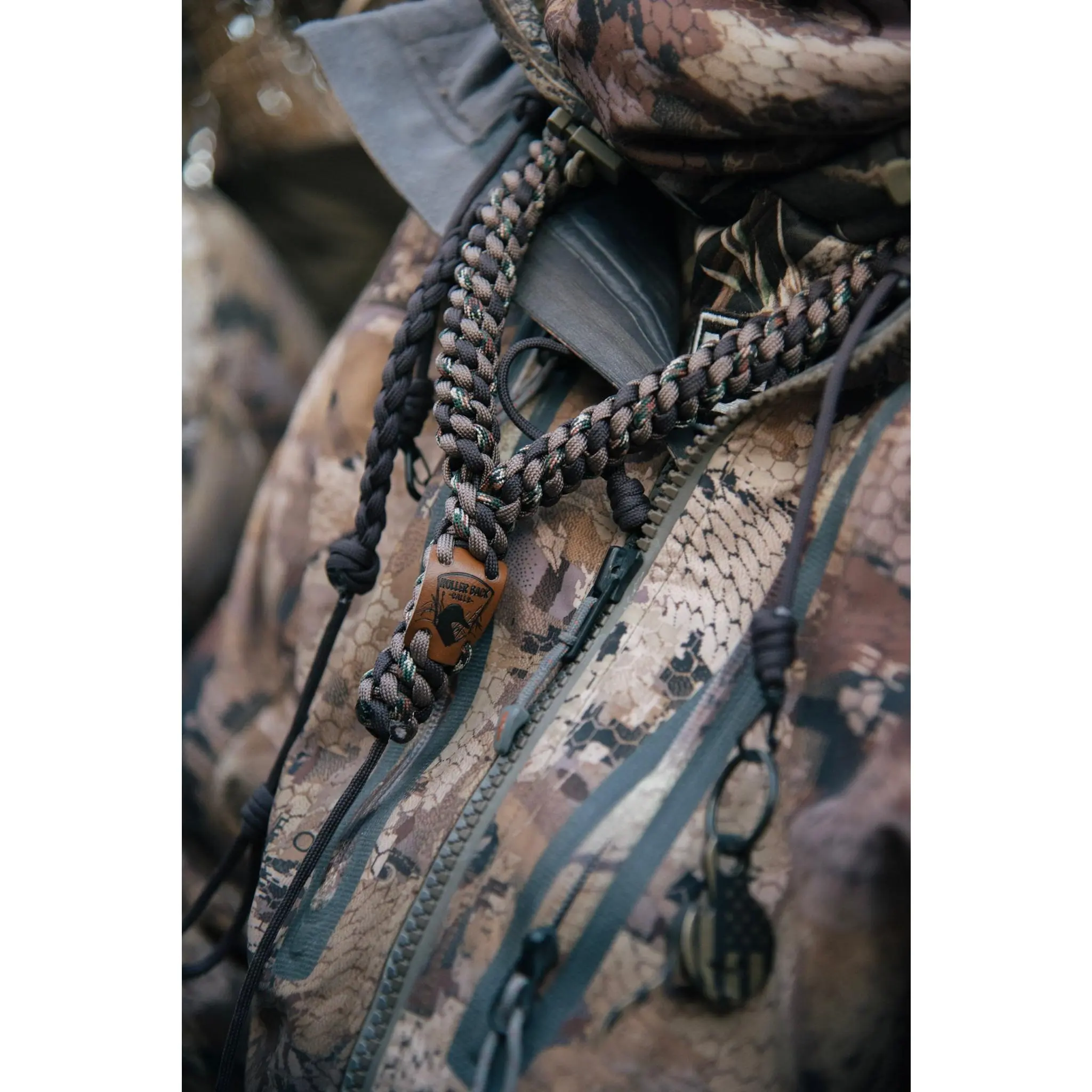 Short Drop Camo Lanyard