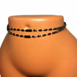 Auntie Ama’s Golden Eclipse Crystal Waist Beads 1 Strand